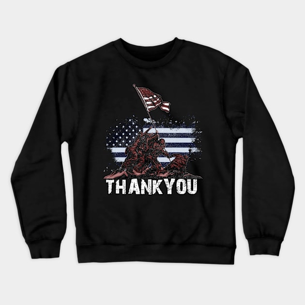 memorial day - thank you Crewneck Sweatshirt by kalush club